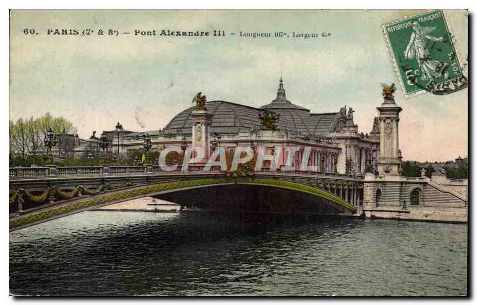 CPA Paris pont Alexandre III