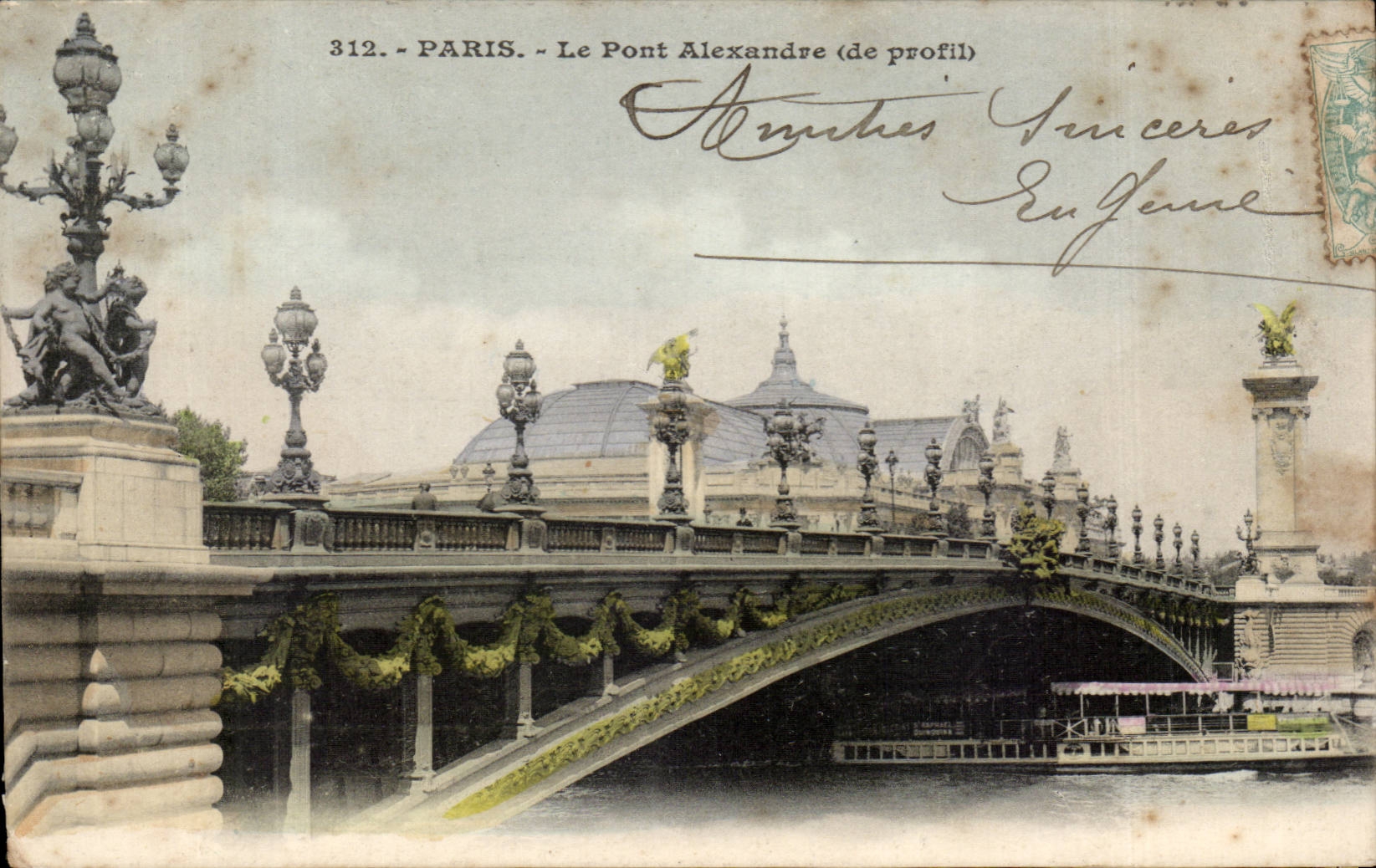 CPA Paris pont Alexandre III 
