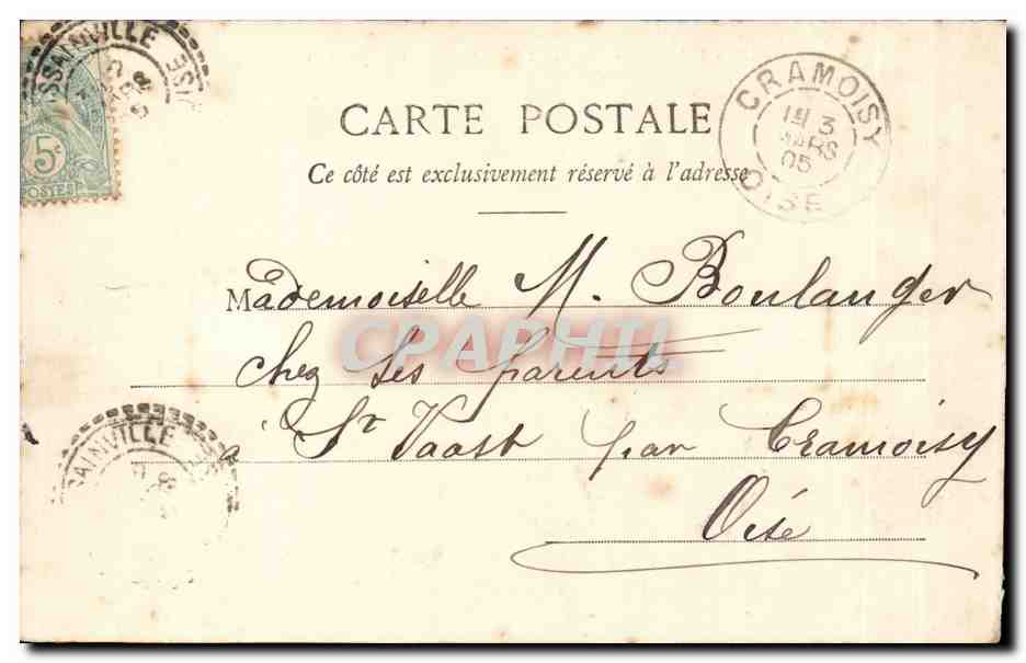 CPA Paris pont Alexandre III  — Rückseite