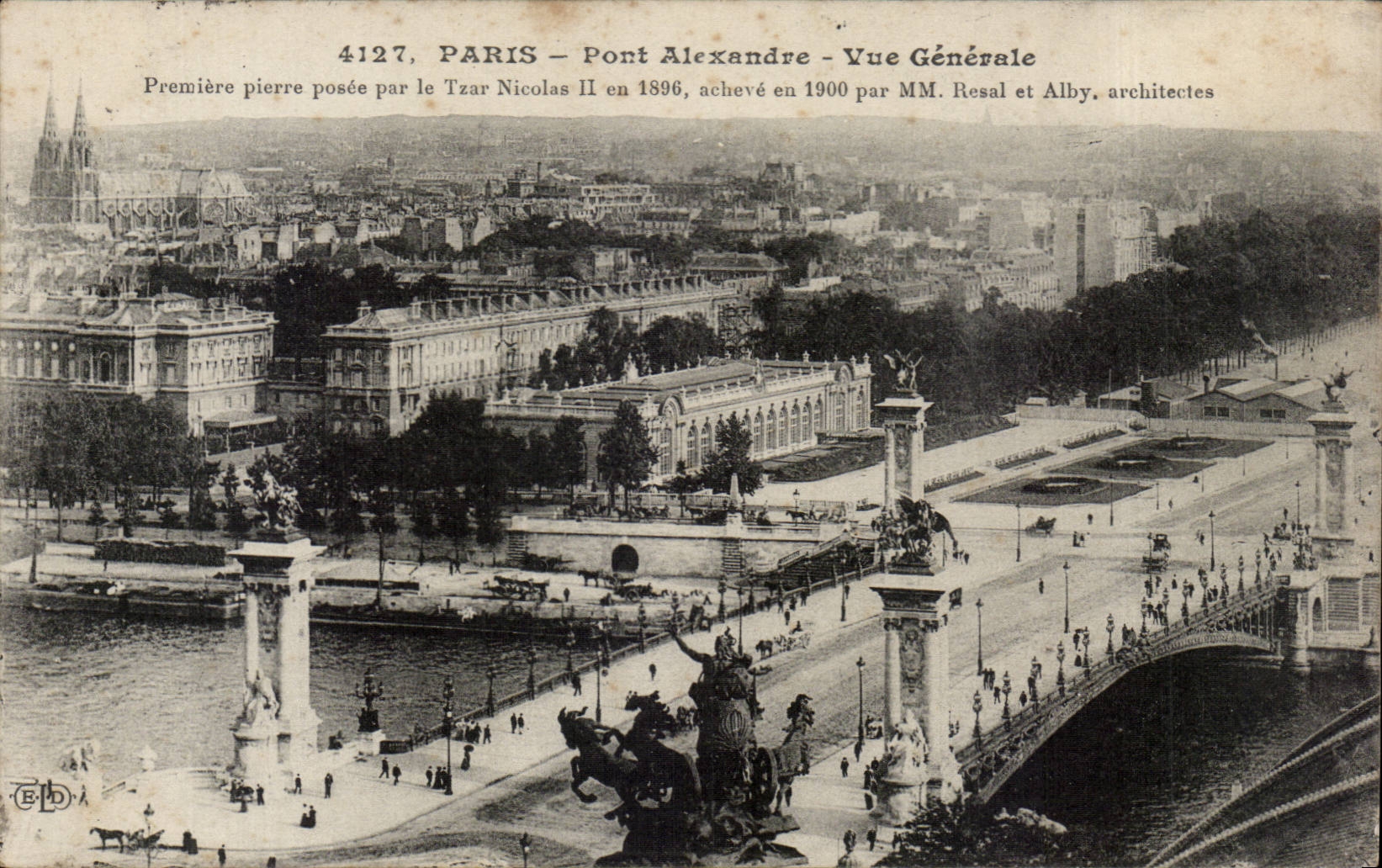 CPA Paris pont Alexandre III 