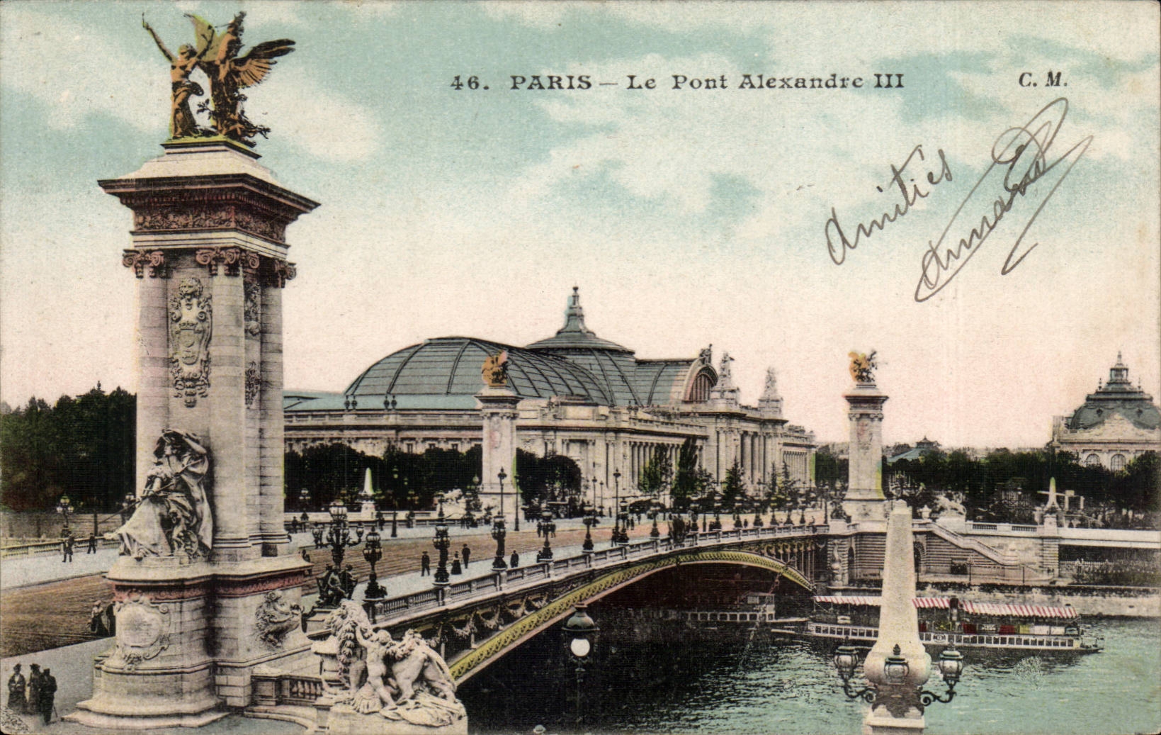 CPA Paris pont Alexandre III 