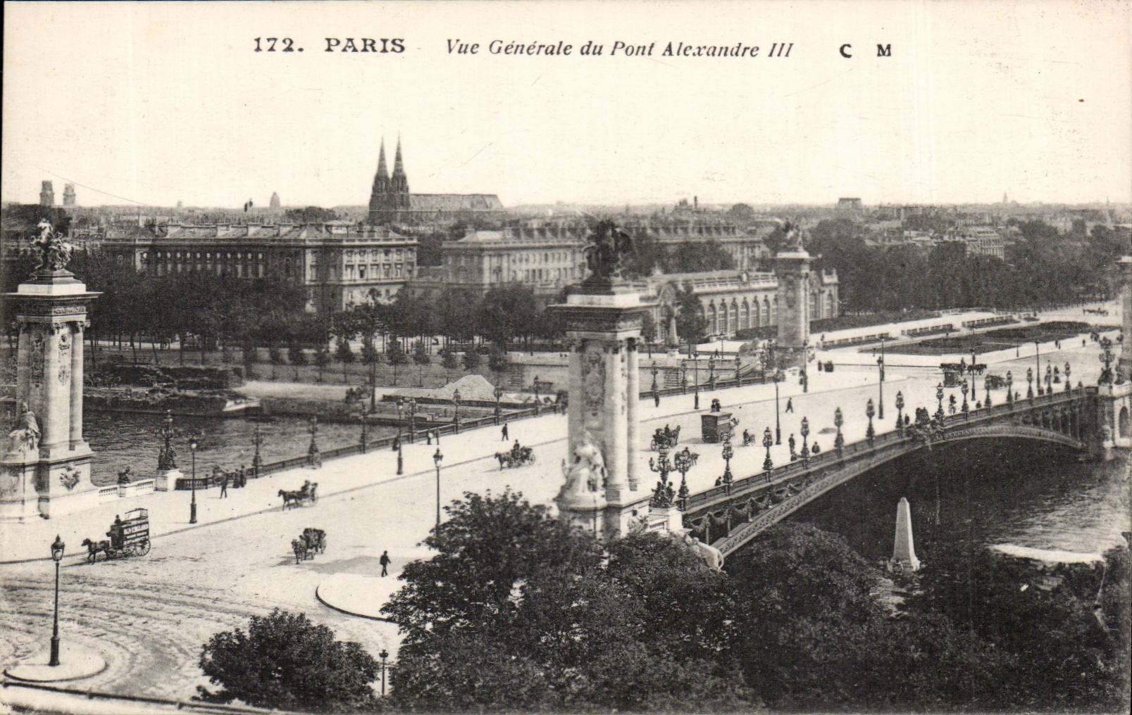 CPA Paris pont Alexandre III 