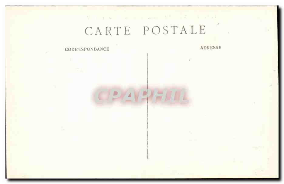 CPA Paris pont Alexandre III  — Verso