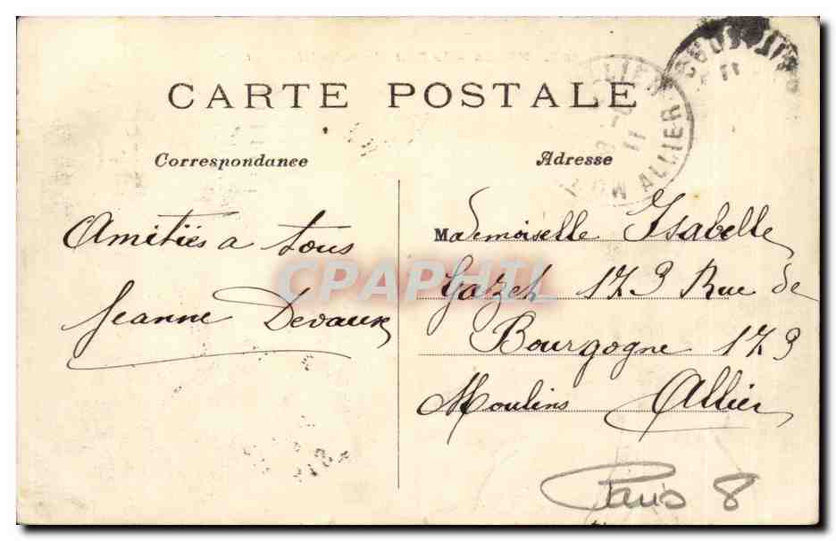 Paris — Le Pont Alexandre III — G.M. n°35 — Verso