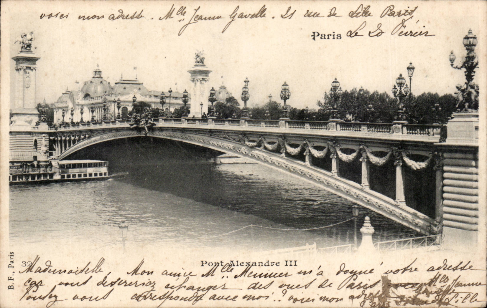 CPA Paris pont Alexandre III 