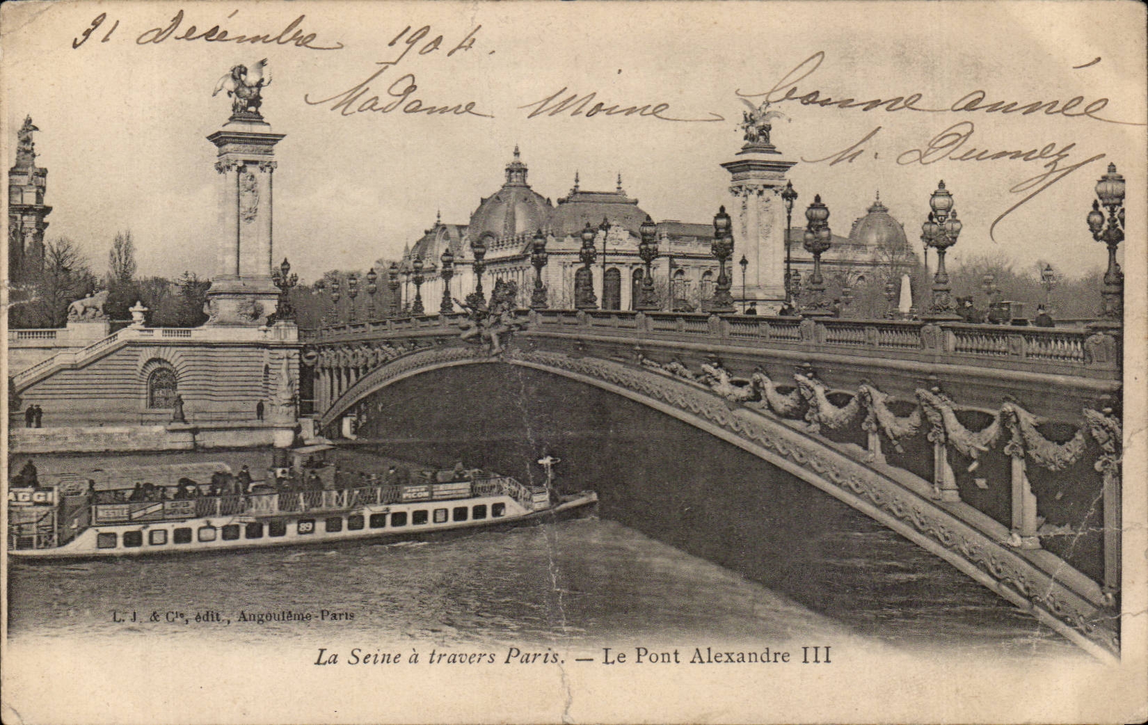 CPA Paris pont Alexandre III 