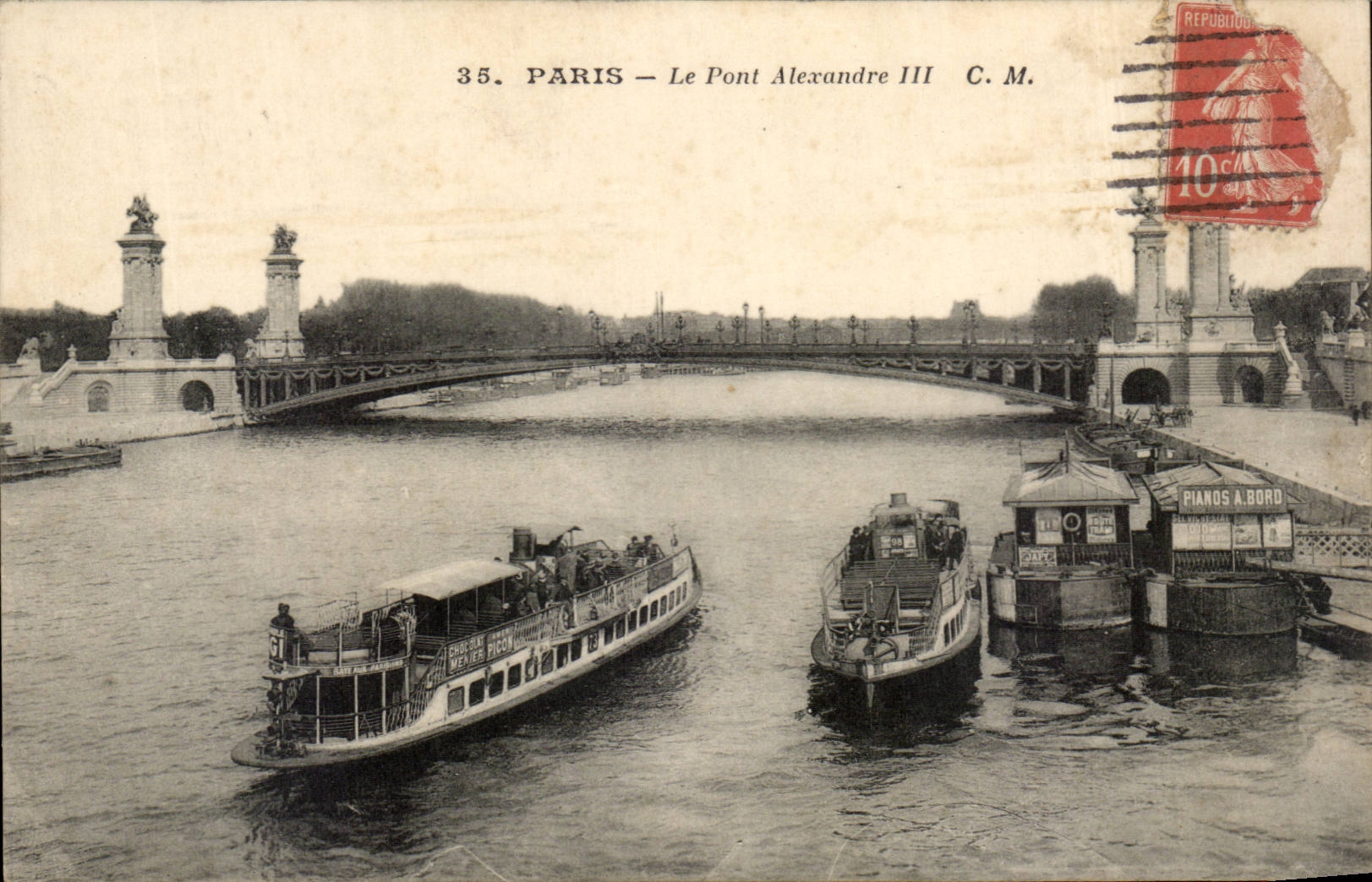 Paris — Le Pont Alexandre III — C.M. n°35