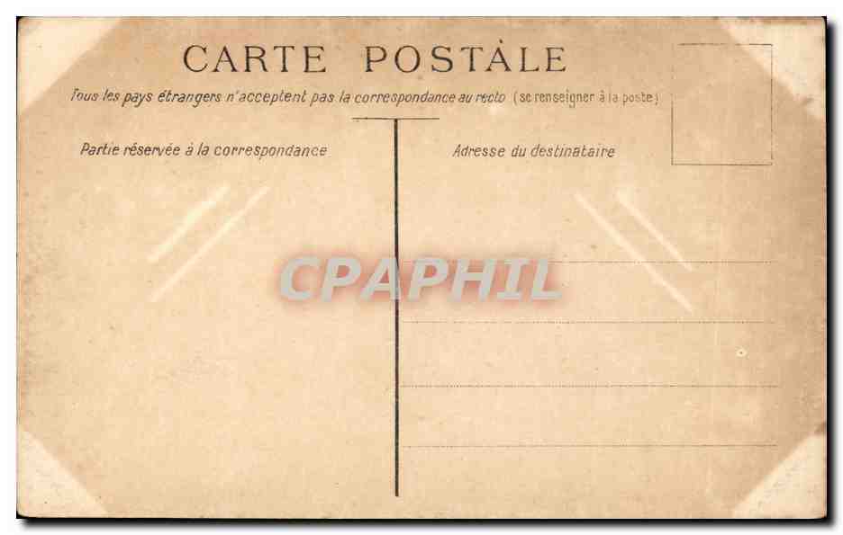 CPA Fantaisie Enfant Aux Quatre freres Rue St James Bordeaux Lapin — Rückseite