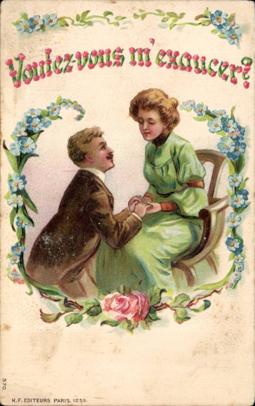 CPA Fantaisie Femme 