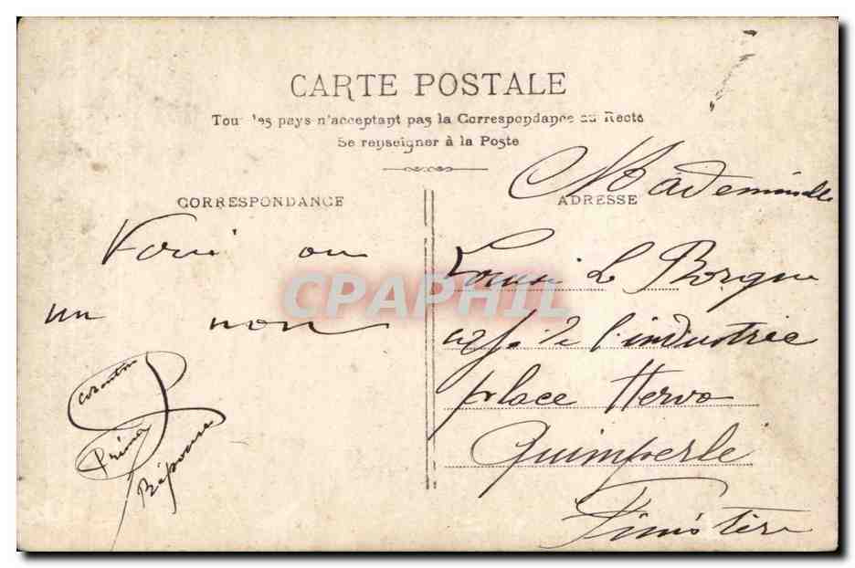 Couple en tenue de soirée — Sazerac & E.L.D. — n° 4180 — Verso