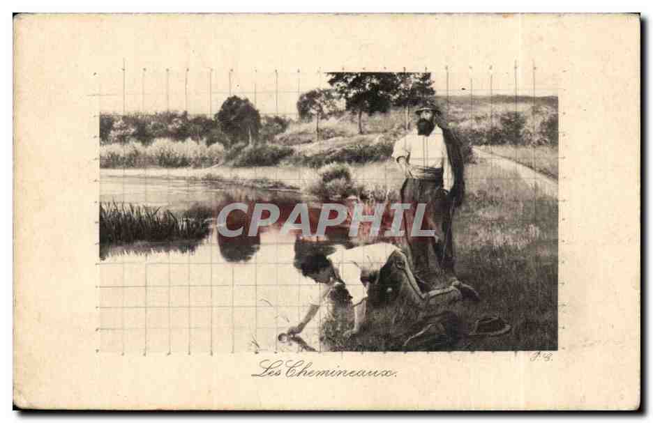 CPA Fantaisie Les Chemineaux