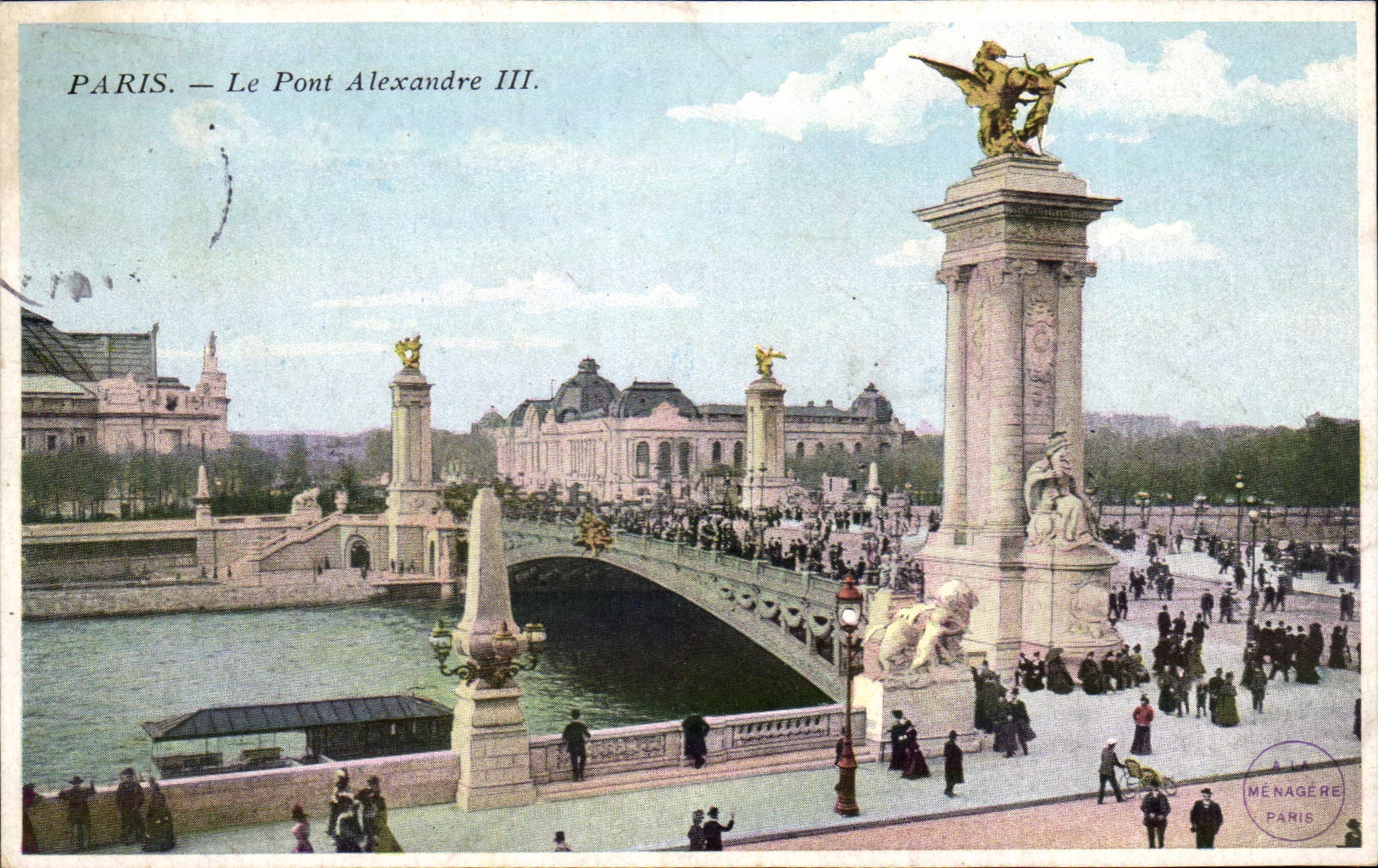 Paris CPA Le pont Alexandre III
