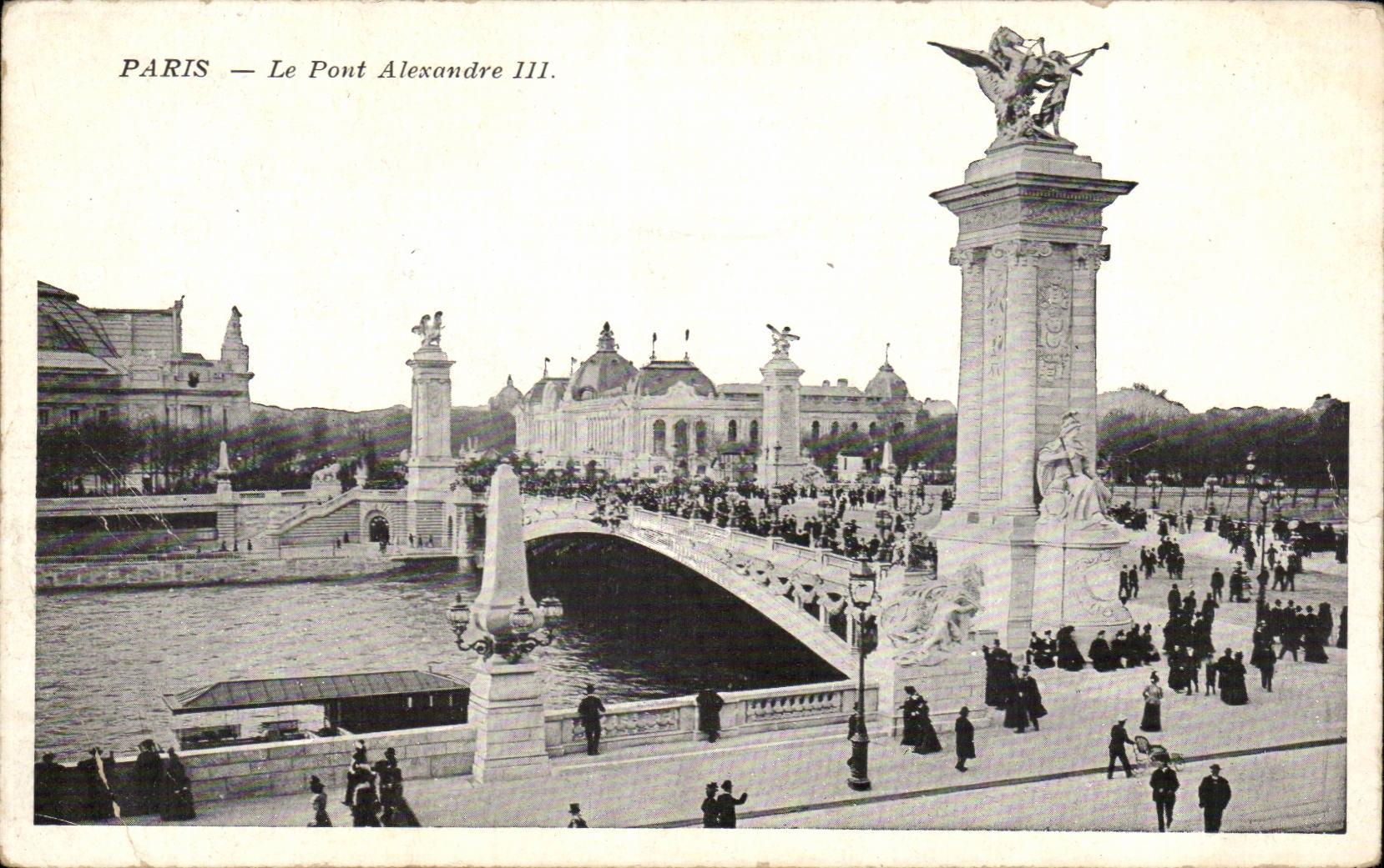 Paris CPA Le pont Alexandre III