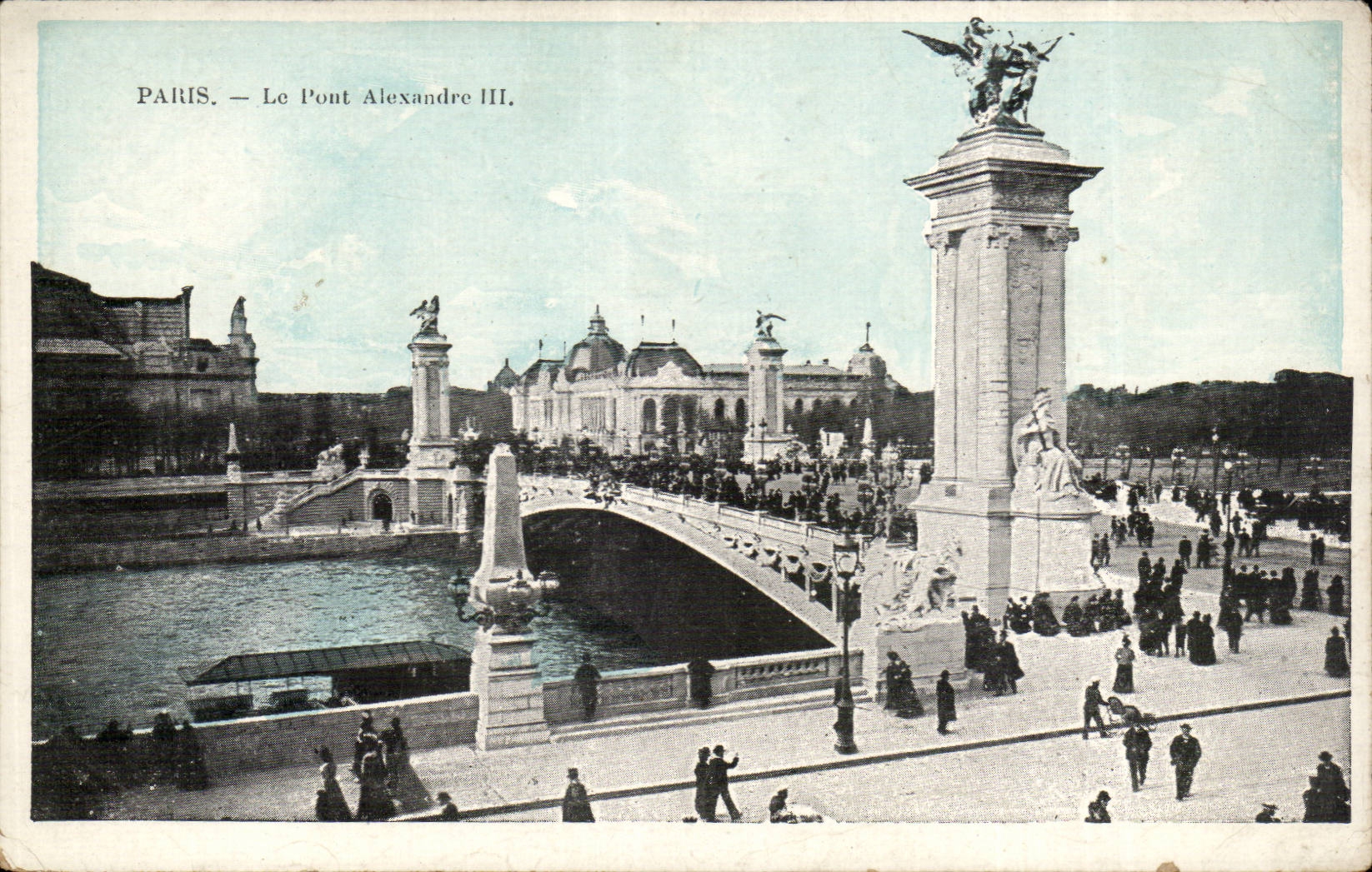 Paris CPA Le pont Alexandre III