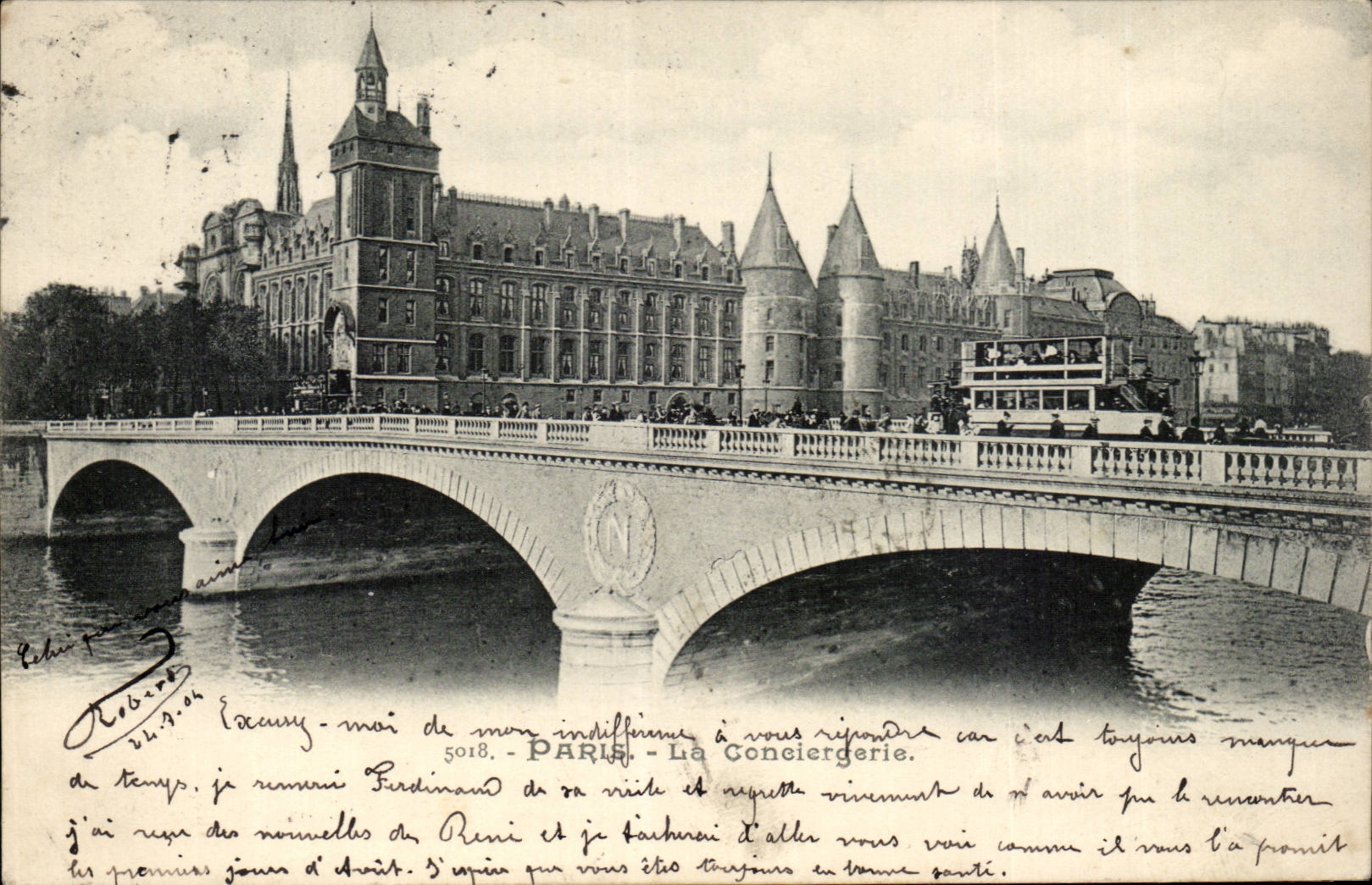 Paris CPA La conciergerie