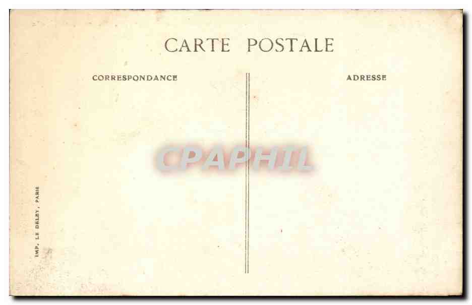 Paris CPA Pont au change Theatre Sarah Bernardt et place du Chatelet — Verso