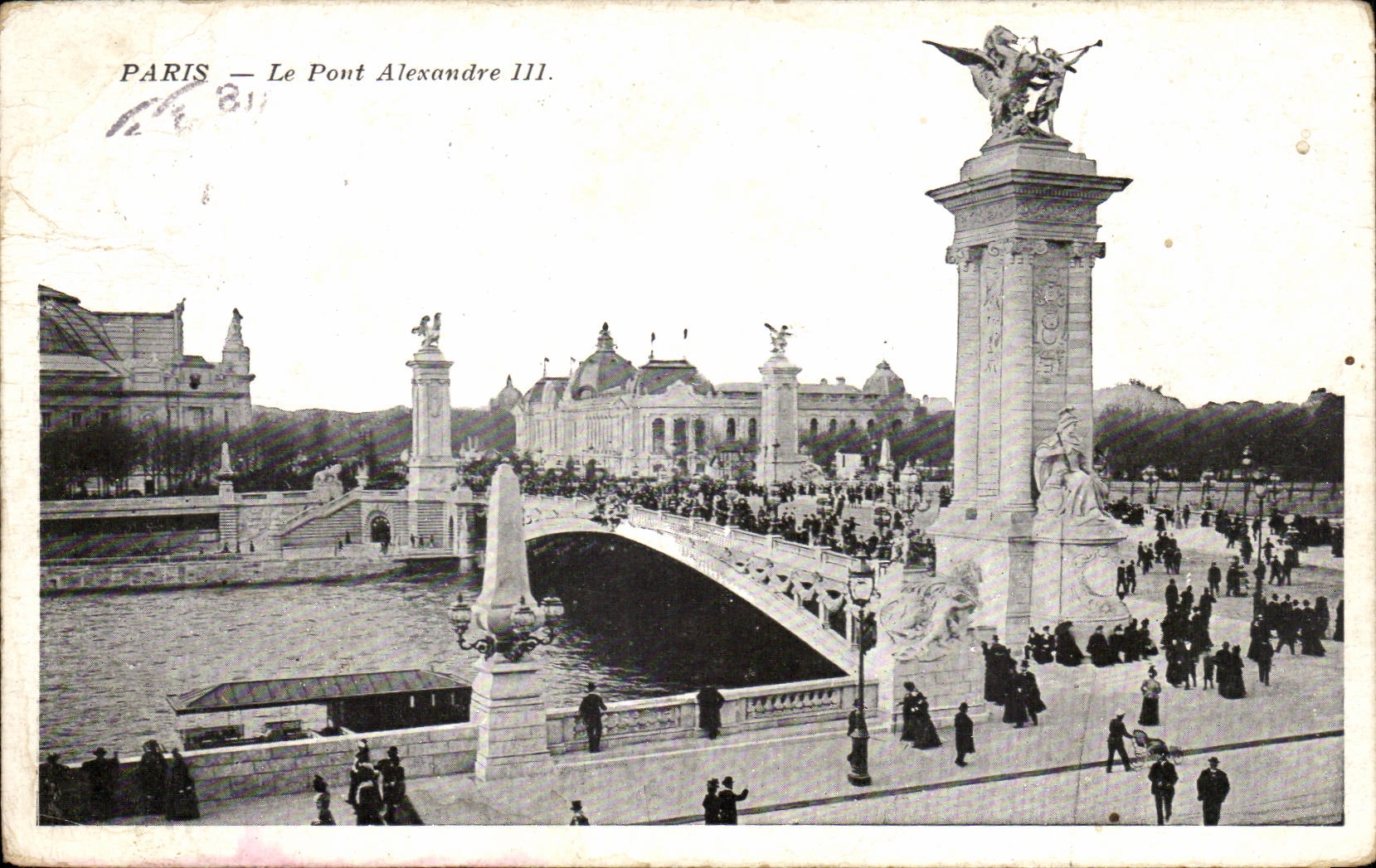 Paris CPA Le pont Alexandre III