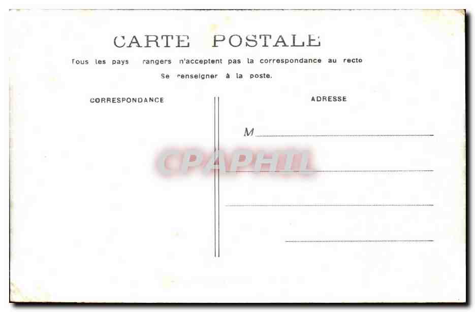Paris CPA Le pont Alexandre III — Verso