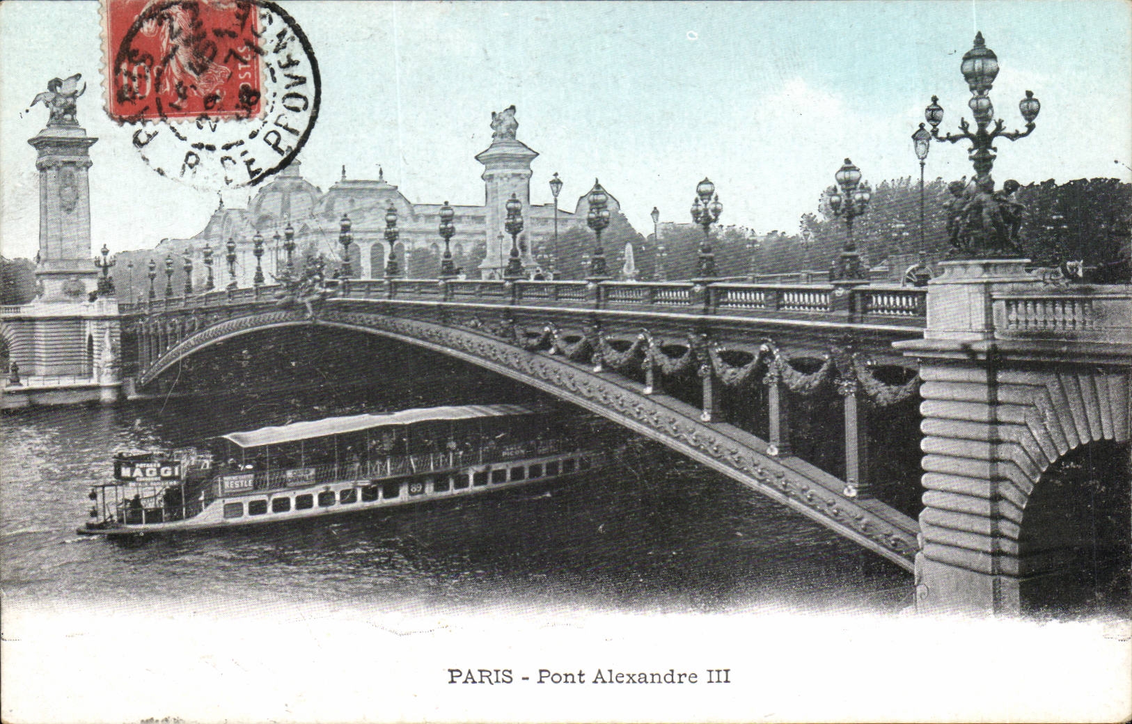 Paris CPA Le pont Alexandre III