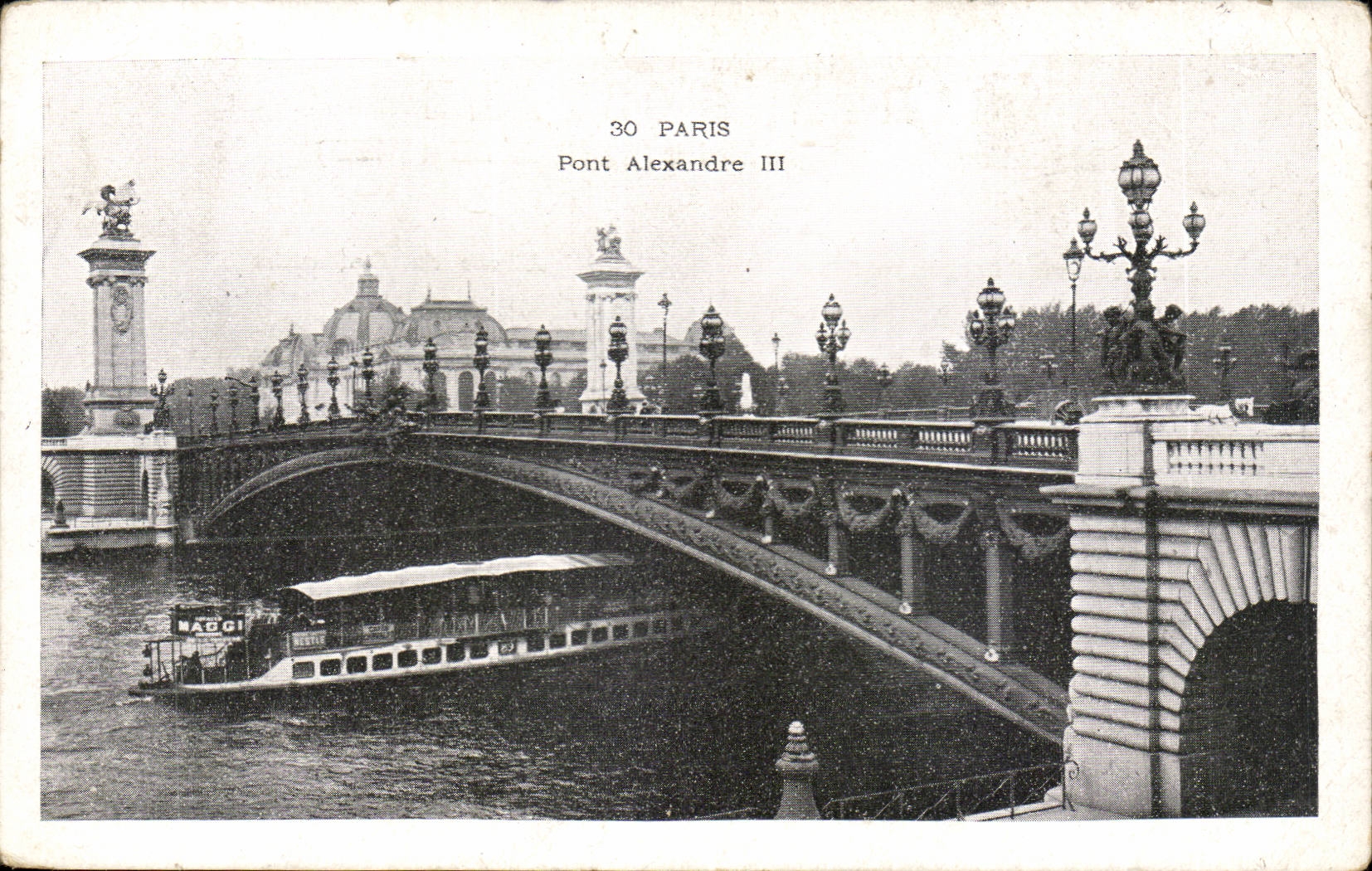 Paris CPA Le pont Alexandre III
