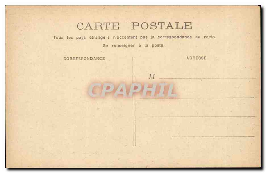Paris CPA Le pont Alexandre III — Verso