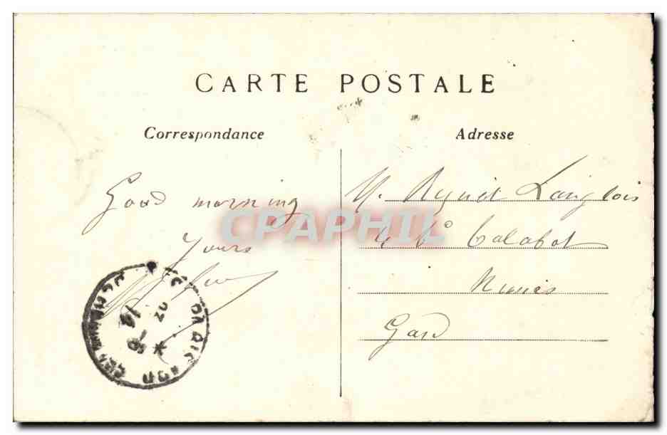 Paris CPA Le Trocadero et le pont d'iena — Rückseite
