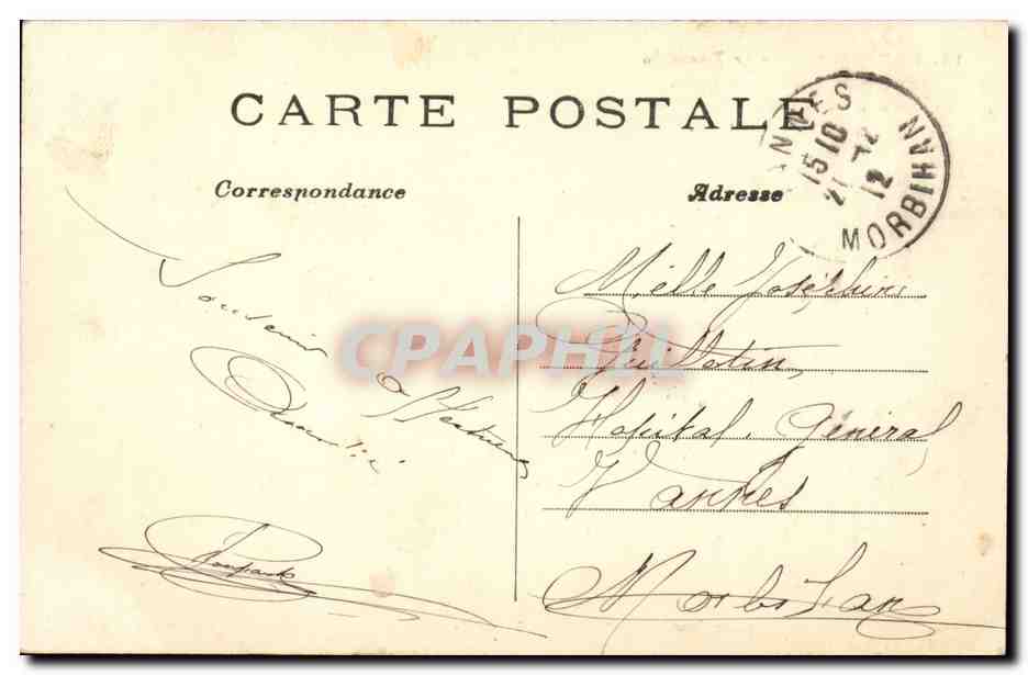 Paris CPA Le Trocadero et le pont d'iena — Rückseite