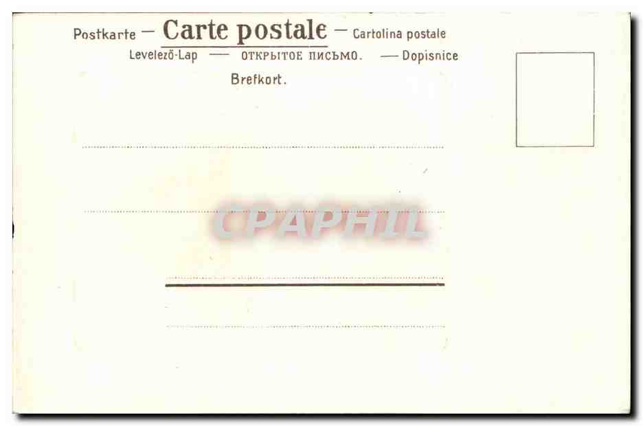 CPA Fantaisie Enfant et croix — Rückseite