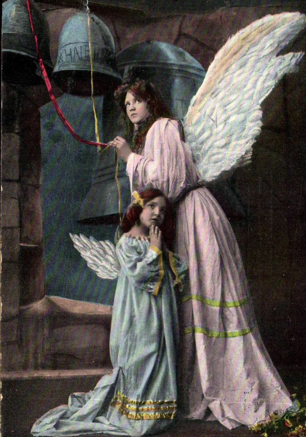 CPA Fantaisie Ange Angel