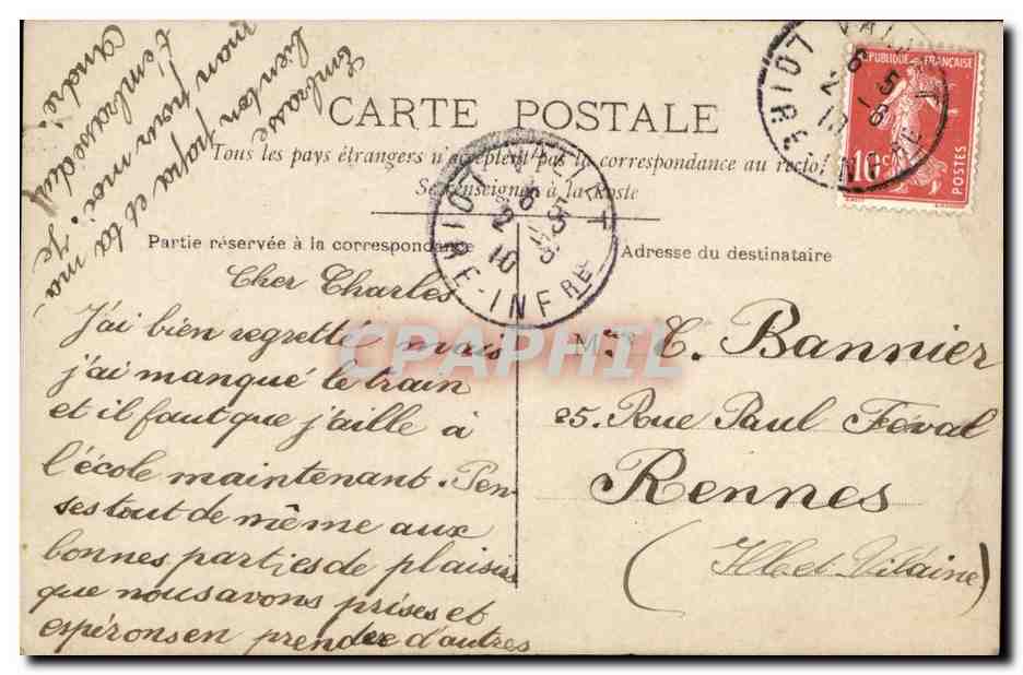 CPA Fantaisie Enfant  — Rückseite