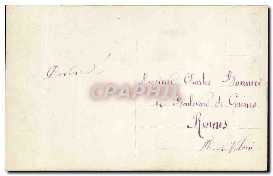 CPA Fantaisie Enfants — Rückseite