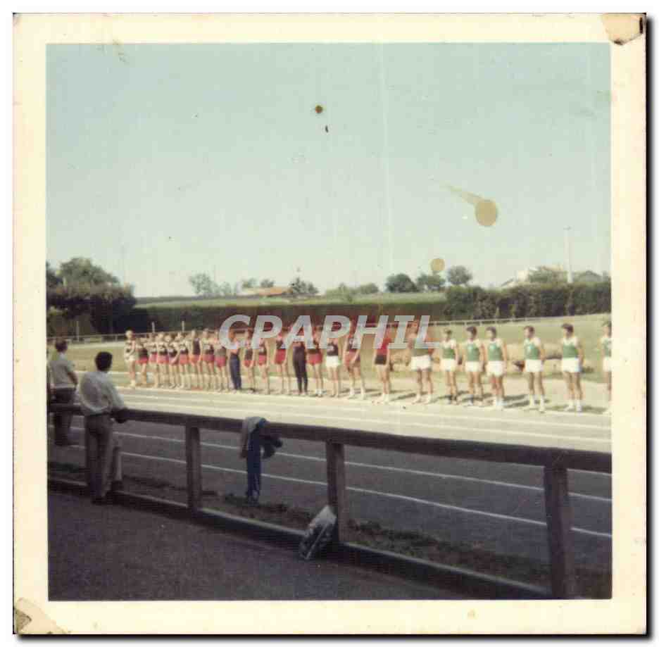 Photo Pamiers 1970 Rencontre de l' Allemagne Atlhetisme sport