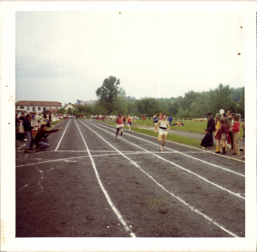 Photo Pamiers 1970 Rencontre de l' Allemagne Atlhetisme sport