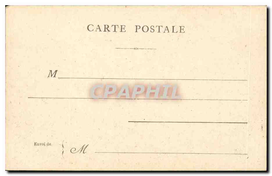 Paris CPA Hotel de ville — Rückseite