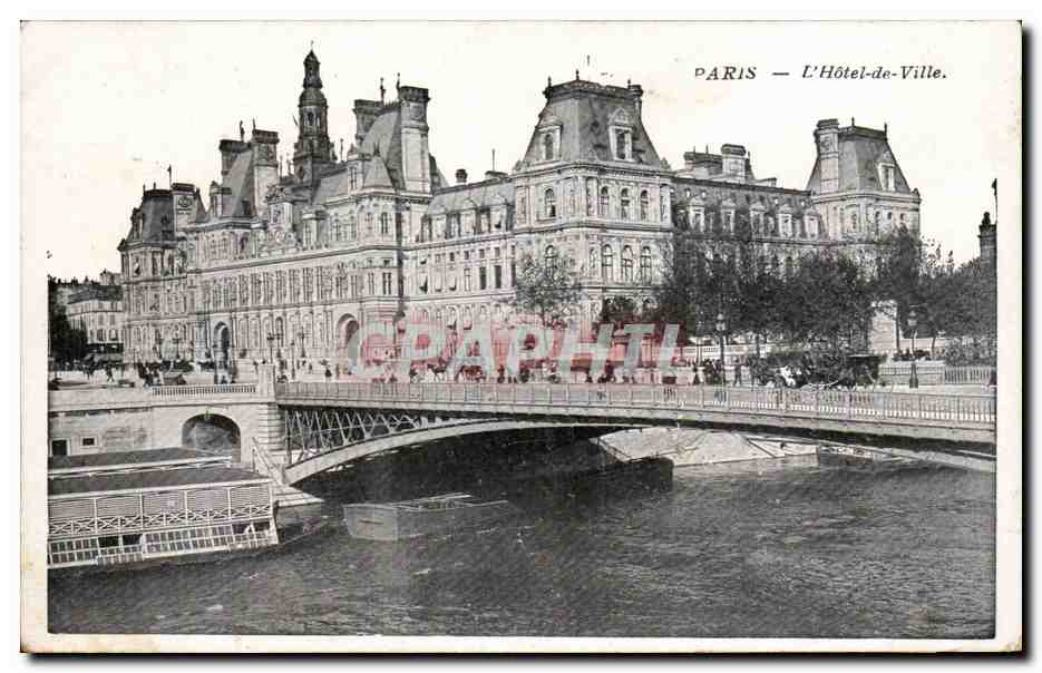 Paris CPA Hotel de ville