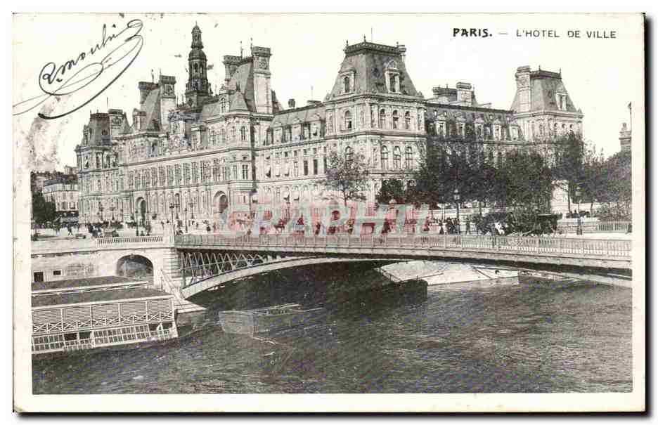 Paris CPA Hotel de ville