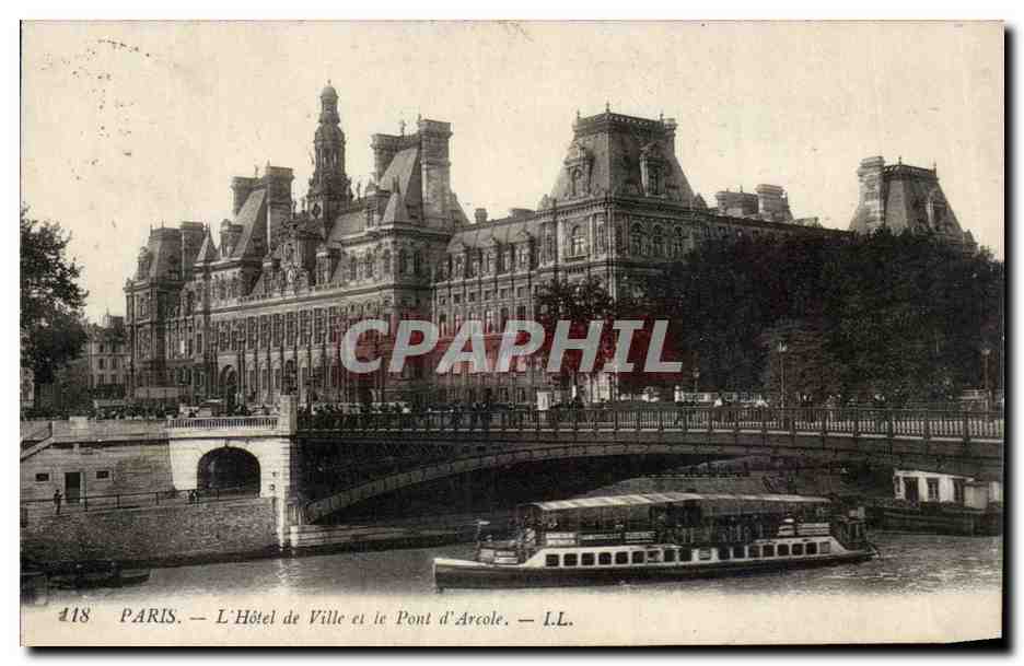 Paris CPA Hotel de ville
