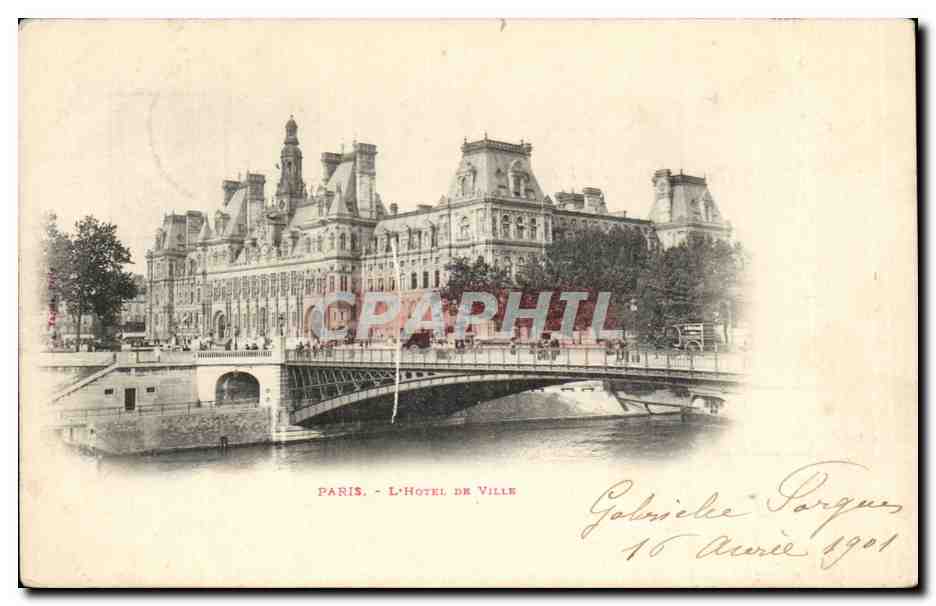 Paris CPA Hotel de ville