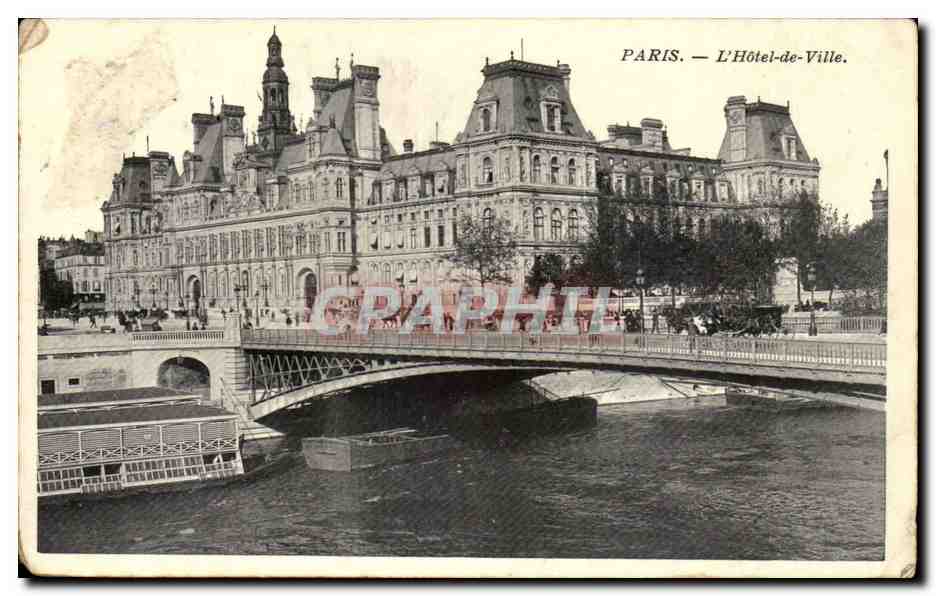 Paris CPA Hotel de ville