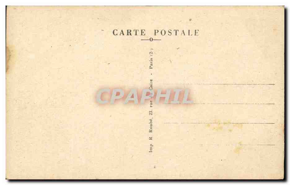 Paris CPA Chambre des Deputes — Rückseite