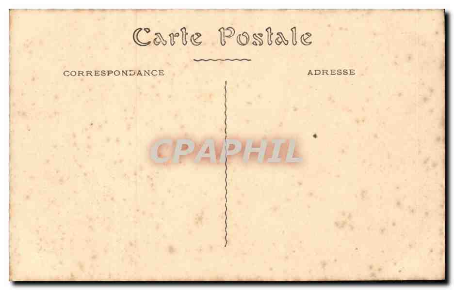 Paris CPA Palais de justice et la Sainte Chapelle — Rückseite