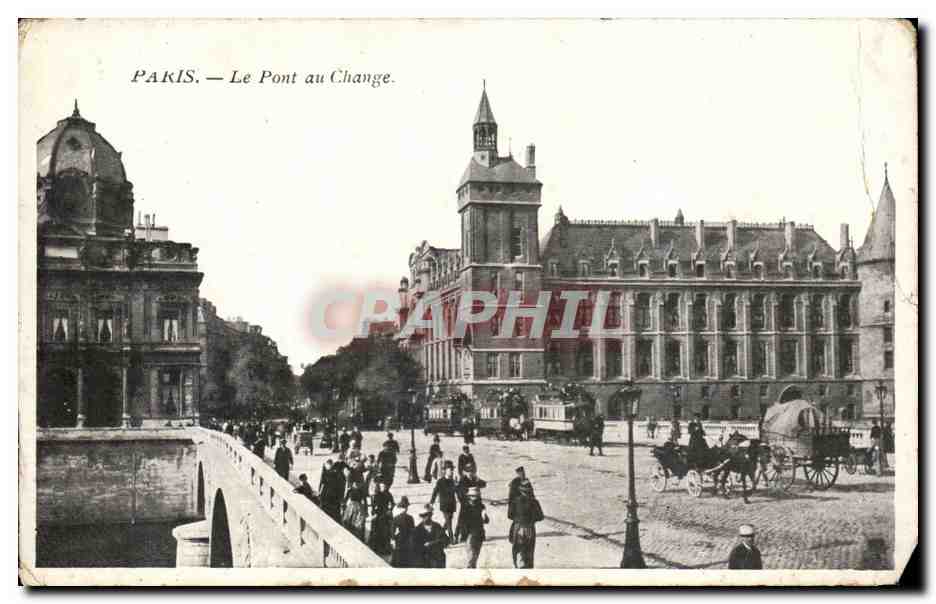Paris — Le Pont au Change — éditeur PAKIS, n° de série non visible