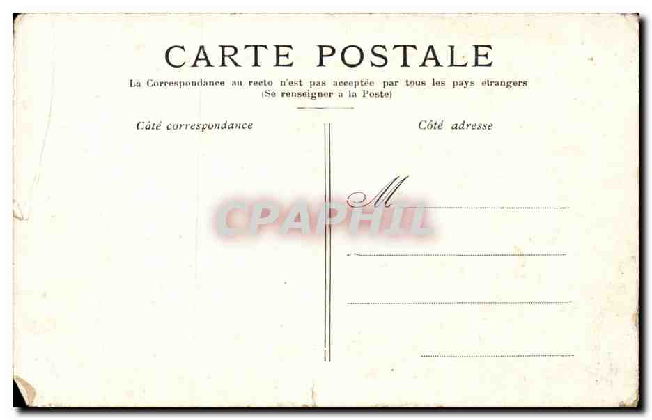 Paris — Le Pont au Change — éditeur PAKIS, n° de série non visible — Verso
