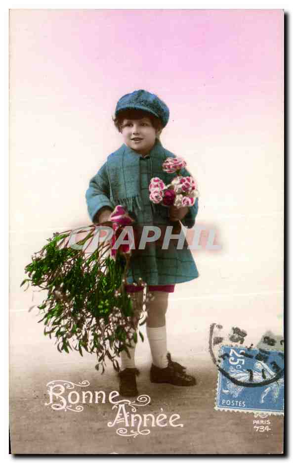 CPA Fantaisie Enfant Bonne anne