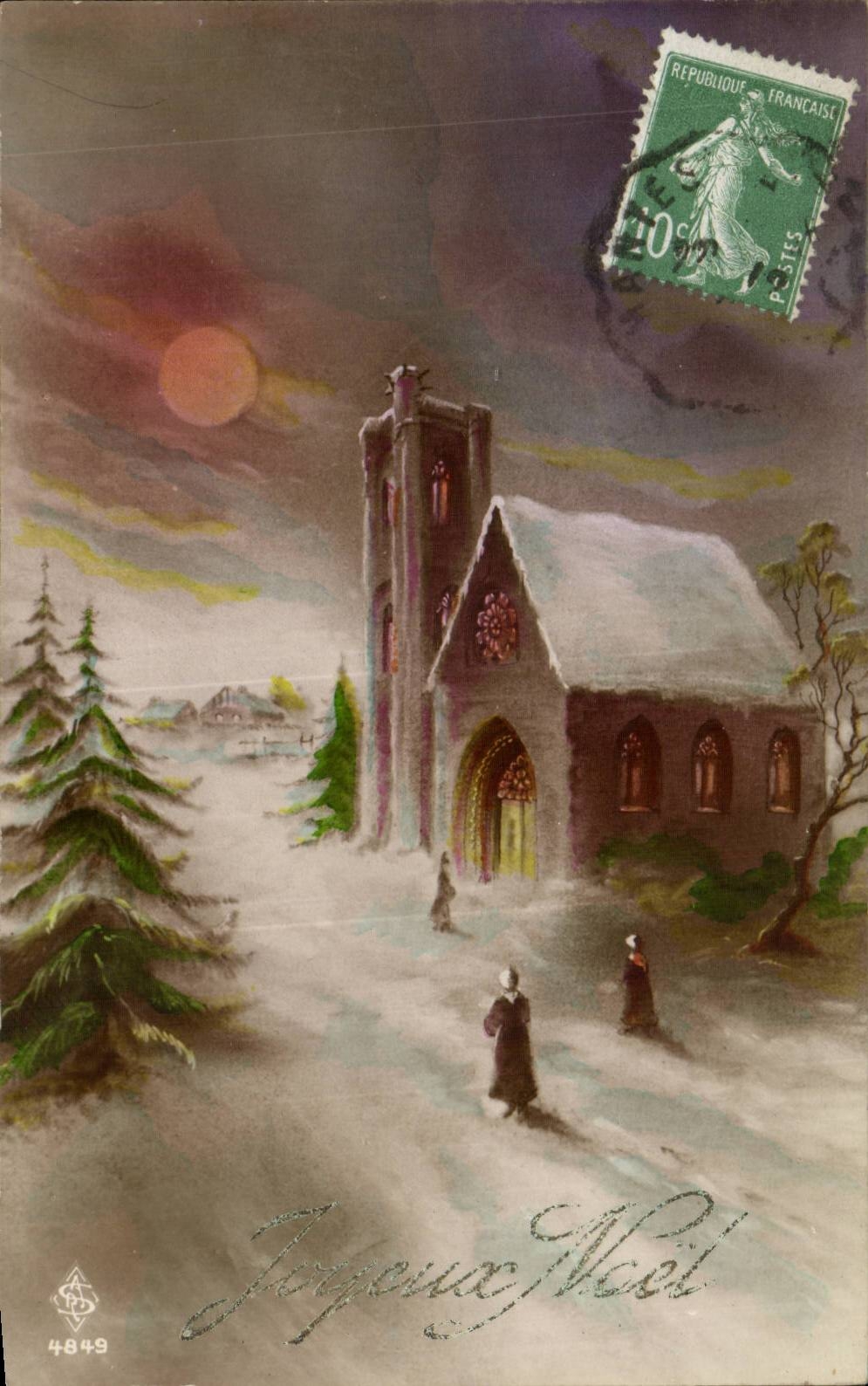CPA Fantaisie Joyeux Noel Christmas