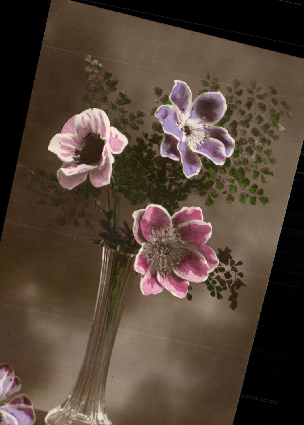 CPA Fantaisie Fleurs