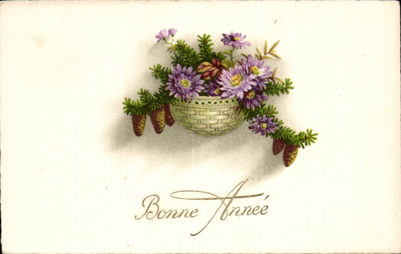 CPA Fantaisie Bonne annee