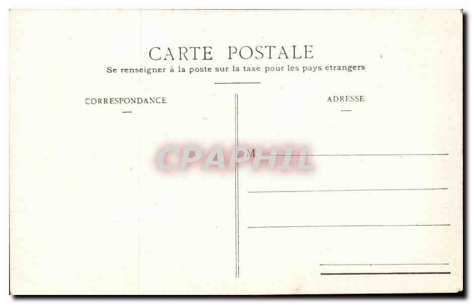 CPA Fantaisie Fleurs — Verso