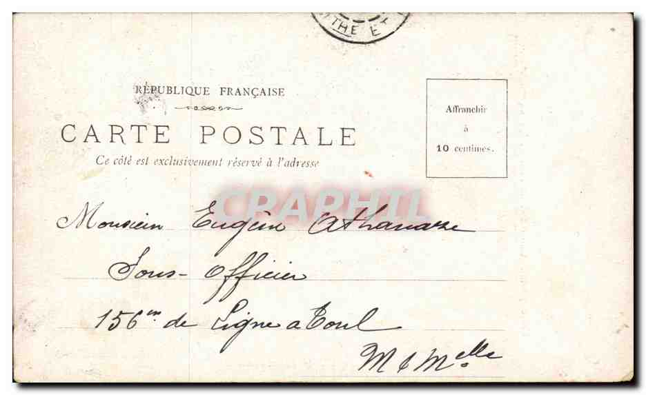 CPA Fantaisie oh les beaux canards ! Chocolat Vinay ! Femme — Verso