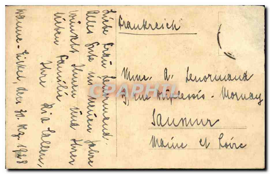 CPA Fantaisie Enfant en robe — Rückseite